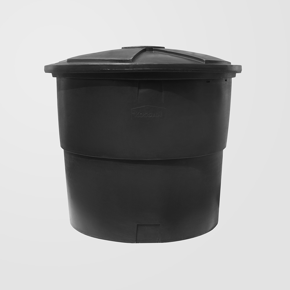 PE Water Tank Round Series With Cover 80 200 Gallons KOSSAN 