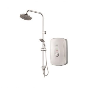 JOVEN SL30P RS INSTANT HOT SHOWER BUILT-IN PUMP COMPLETE WITH RAIN SHOWER GREY
