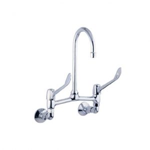 DOE ML11 1/2" EXPOSED WALL MOUNTED ELBOW MIXER C/W 7 CP BRASS LEVER HANDLE MEDLAB