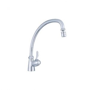 DOE QT115 PILLAR MOUNTED SINK TAP WITH CORAL HANDLE Q TEE SERIES