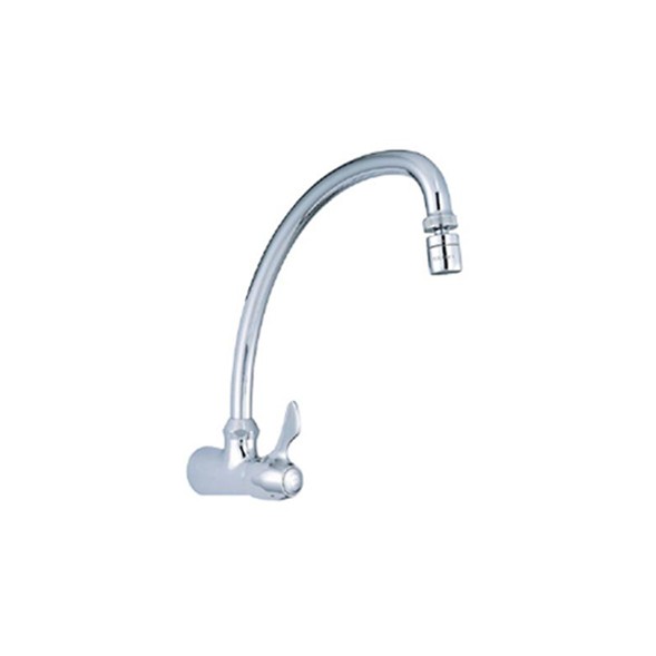 DOE QT116 WALL MOUNTED SINK TAP WITH CORAL HANDLE Q TEE SERIES